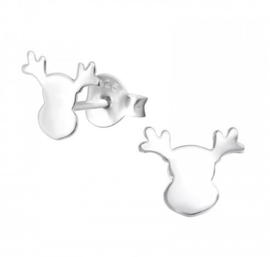 Kinderoorbellen Sterling zilver 925 Rendier