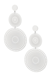 Oorbellen Chirurgisch staal Round