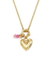 Chirurgisch stalen ketting "Heart"