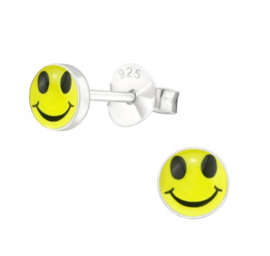 Kinderoorbellen Sterling zilver 925 Smiley