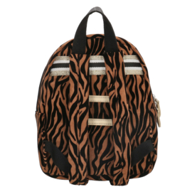 Zebra rugzakje - Zebra print brown (S)