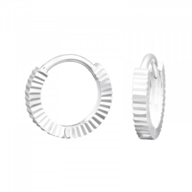 Creolen Sterling zilver 925 Diamond cut