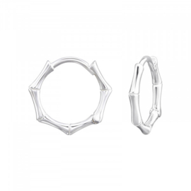 Creolen Sterling zilver 925 Bamboe