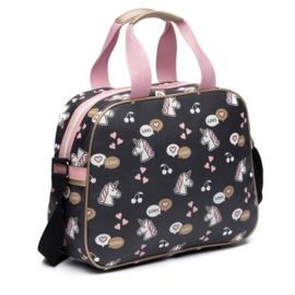 Zebra kidsbag - Unicorn Love (L)