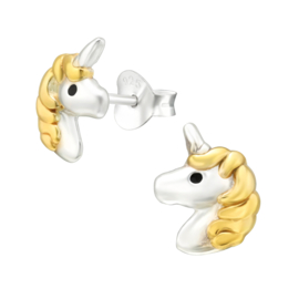 Kinderoorbellen Sterling zilver 925 Unicorn