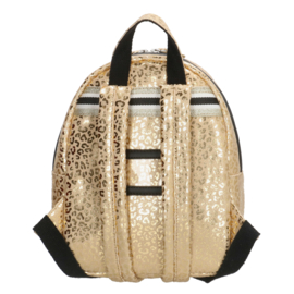 Zebra rugzakje - Metallic leopard gold (S)