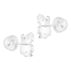 Kinderoorbellen Sterling zilver 925 Unicorn