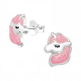 Kinderoorbellen Sterling zilver 925 Unicorns