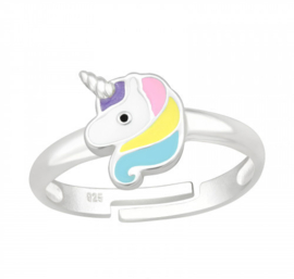 Kinderring sterling zilver 925 Unicorn