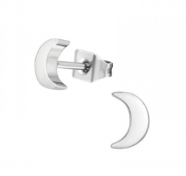Oorbellen Titanium Maantjes