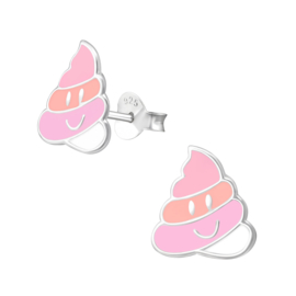 Kinderoorbellen Sterling zilver 925 Slagroom