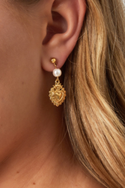 Oorbellen Chirurgisch staal Royal hearts