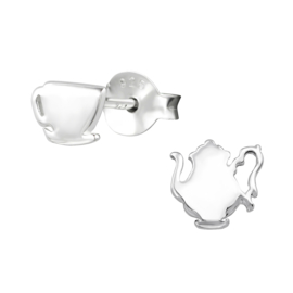 Oorbellen Sterling zilver 925 Tea pot