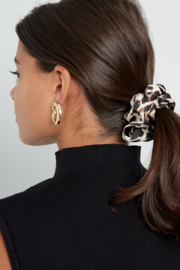 Haarelastiekjes scrunchie Wild duo - bruin