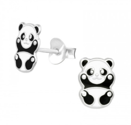 Kinderoorbellen Sterling zilver 925 Panda