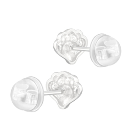 Kinderoorbellen Sterling zilver 925 Schelp