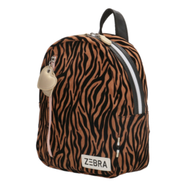 Zebra rugzakje - Zebra print brown (S)