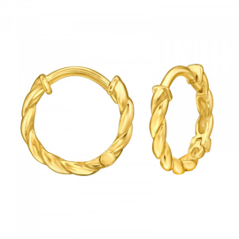 Creolen Sterling zilver 925 Twister