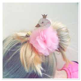 Lokknipje zwaan roze