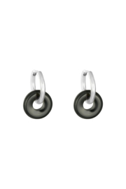 Creolen Chirurgisch staal Hooped black