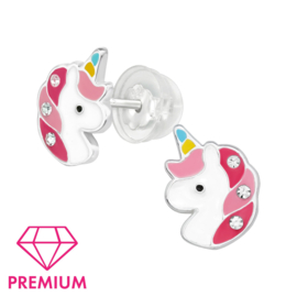 Kinderoorbellen Sterling zilver 925 Unicorn