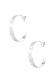 Oorbellen Chirurgisch staal Moon studs