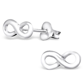 Oorbellen Sterling zilver 925 Infinity