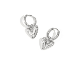 Creolen Chirurgisch staal Heart