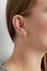 Oorbellen Chirurgisch staal Bow