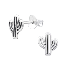 Oorbellen Sterling zilver 925 Cactus