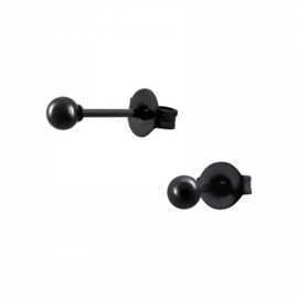 Oorbellen Chirurgisch staal Bal 3mm