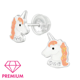 Kinderoorbellen Sterling zilver 925 Unicorn