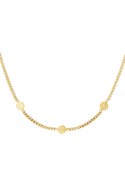 Chirurgisch stalen ketting "Smiley"