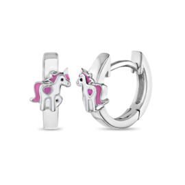 Creolen Sterling zilver 925 Unicorn "In Season Jewelry"