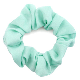 Haarelastiekjes scrunchie aqua green