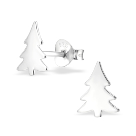 Kinderoorbellen Sterling zilver 925 Kerstboom