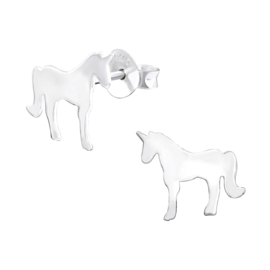 Kinderoorbellen Sterling zilver 925 Unicorn