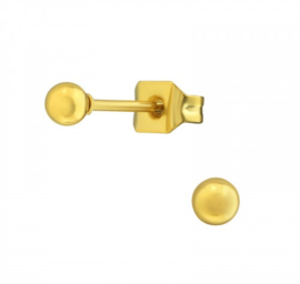 Oorbellen Chirurgisch staal Bal 3mm