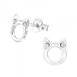 Oorbellen Sterling zilver 925 Poes