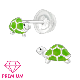 Kinderoorbellen Sterling zilver 925 Schildpad