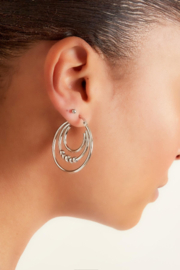 Creolen Chirurgisch staal Double chained