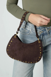 Yehwang schoudertas - Rivet Casual Suède