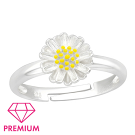 Kinderring sterling zilver 925 Madelief