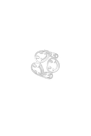 Chirurgisch stalen ring Smiley