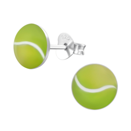 Kinderoorbellen Sterling zilver 925 Tennisbal