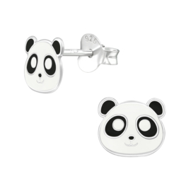 Kinderoorbellen Sterling zilver 925 Panda