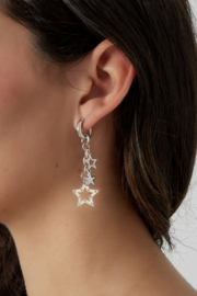 Creolen Chirurgisch staal Starry nights