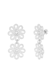 Oorbellen Chirurgisch staal Double flower