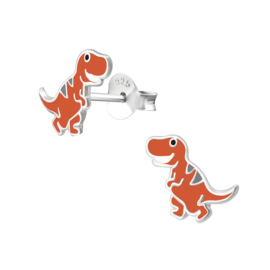 Kinderoorbellen Sterling zilver 925 Dinosaurus