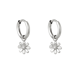 Creolen Chirurgisch staal Hanger Daisy